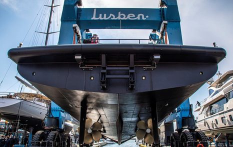 AUDACE superyacht about to be relaunched after refit