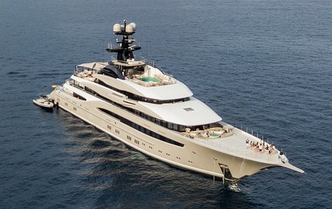 Superyacht WHISPER at sea