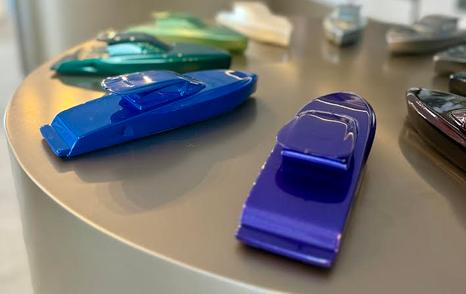 ICONA 70 Motor Yacht models in different colours at Cannes Yachting Festival 2026