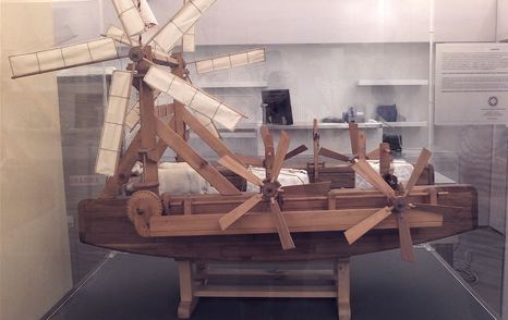 Model of Filippo Brunelleschi's Badalone boat