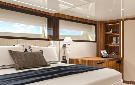 Rendering of Lazzara UHV 100 guest cabin