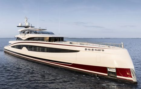 Superyacht SPARTA at sea