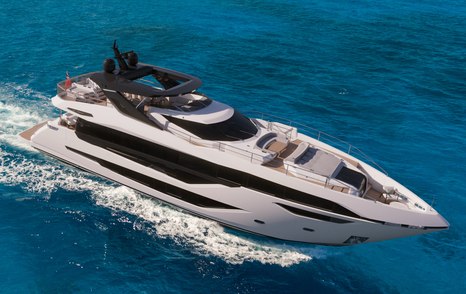 Sunseeker 100 Yacht superyacht under way 