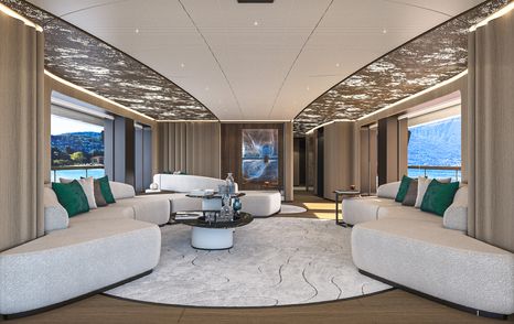 Sirena 42M/01 motor yacht main saloon lounge 