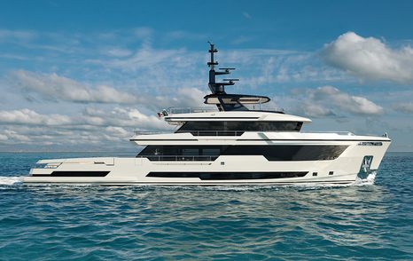 Second Columbus Crossover 42 underway side view