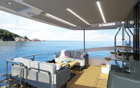 Absolute Navetta 53 world premiere and for sale at Cannes Yachting Festival 2024