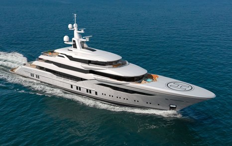 Bilgin 243 superyacht under way