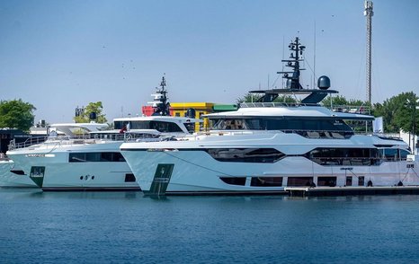 Gulf Craft yachts berthed in Old Doha Port