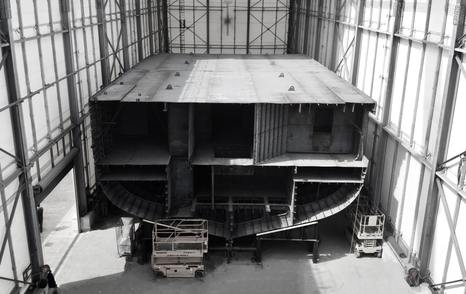 Steel hull of ISA Continental 80