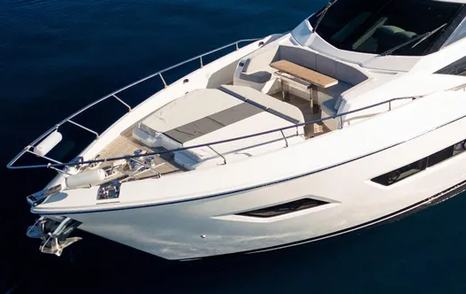 Motor Yacht Dogu foredeck with sunpads 