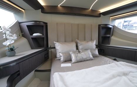 VIP cabin of the Galeon 560 Fly