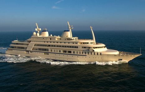 Superyacht Al Said under way