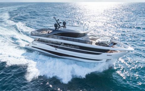 Princess X95 on show in Southampton