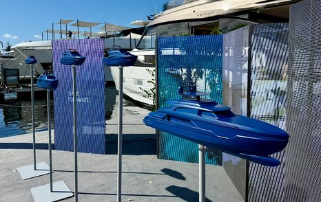 Yacht models at FLIBS 2025