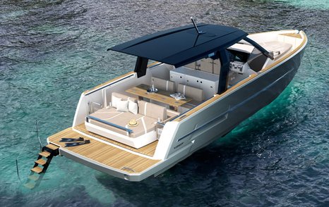 Fjord 39 XL world premiere for sale at Genoa International Boat Show