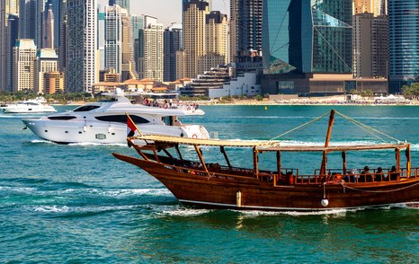 abra boat at Abu Dhabi boat show NAVIGATION HUB