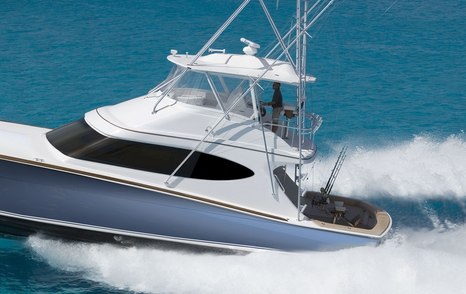 Hatteras GT59 exterior