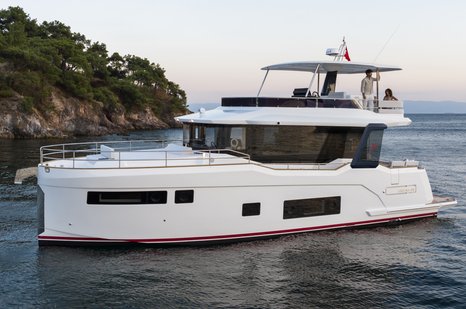 Sirena 48 has USA debut for sale at Palm Beach International Boat Show