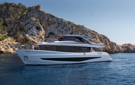 Princess X90 motor yacht rendering 