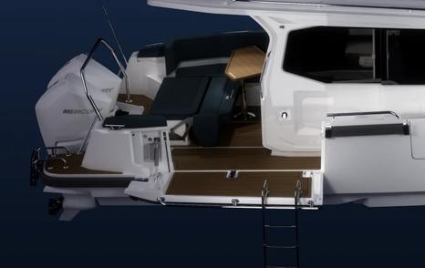 Nimbus Sport Coupé 35 yacht side view 
