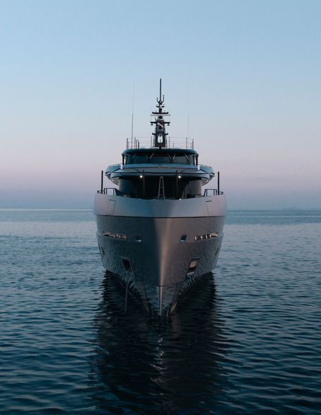 Bow shot of Rossinavi Superyacht Heed