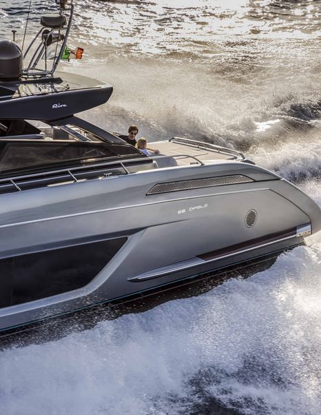 Riva-68-Diable-Review-aft-underway