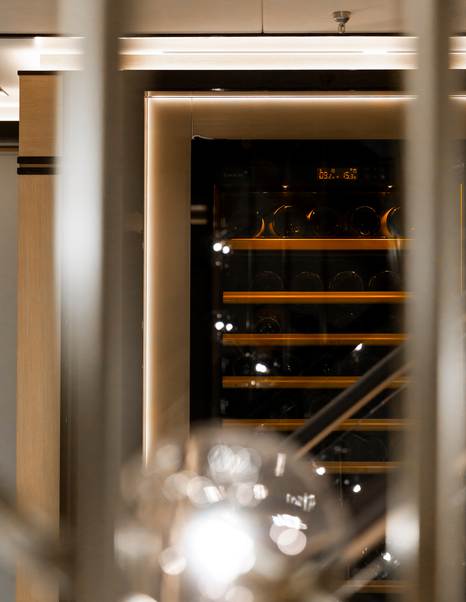 Superyacht Asia's wine storage