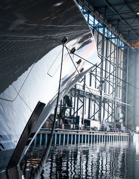Image of close up of Feadship Project 827