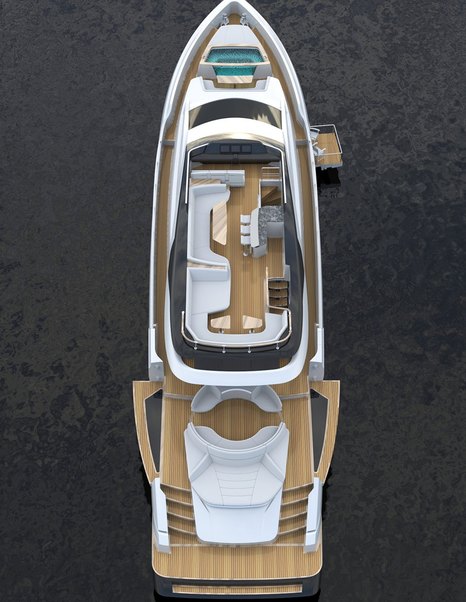 A graphic of a new yacht for sale