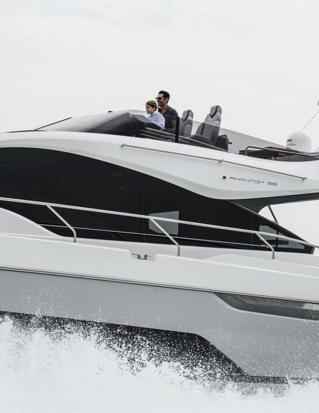 Fairline Phantom 65 styling 