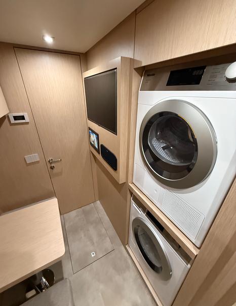 Bluegame-BGX83-Review-laundry-room-with-washer-and-dryer