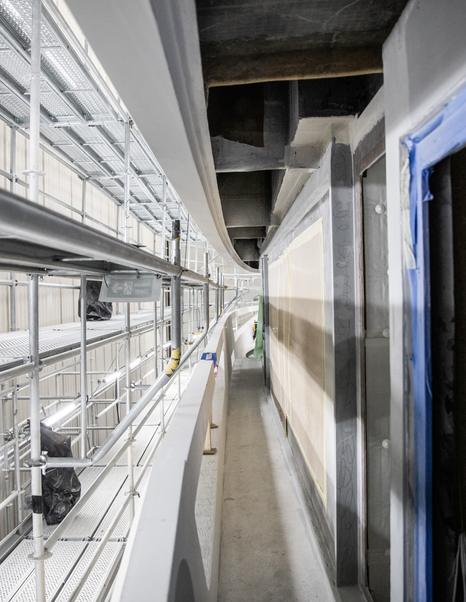 Sirena 118 Superyacht walk around port side while under construction