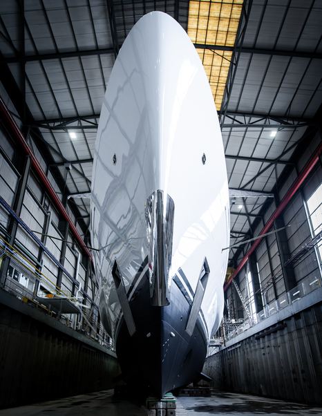 Superyacht GALINNA in docks