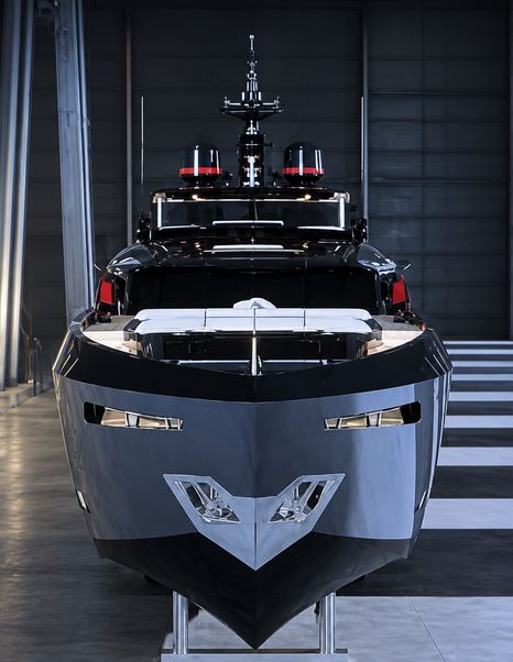 Rendering of BRABUS AB150 Motor Yacht bow