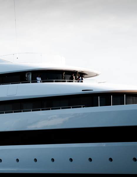 Feadship superyacht Milky Way amidships 