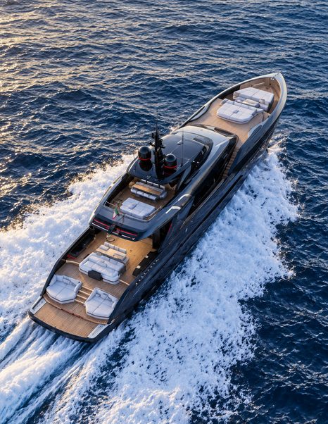 Rendering of BRABUS AB150 Motor Yacht under way