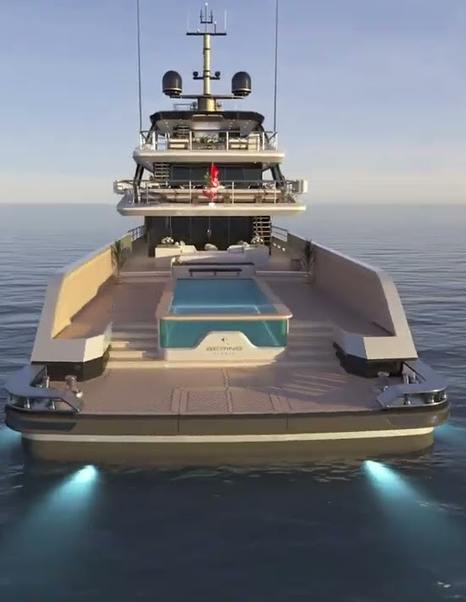 rendering of explorer yacht aft