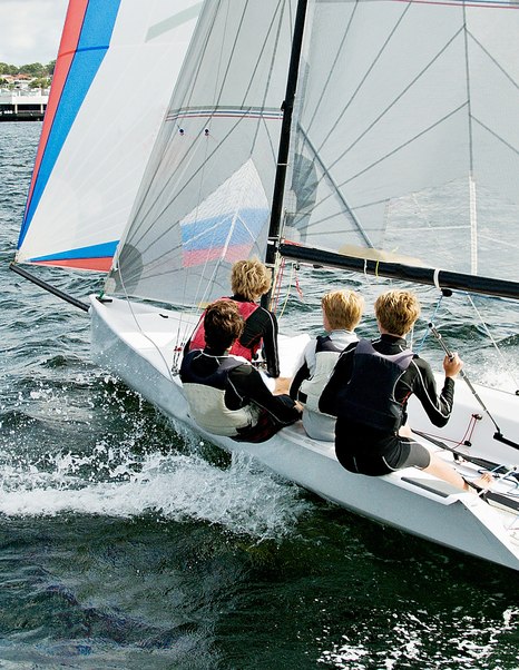 dinghy sailing experience at the Southampton Boat Show