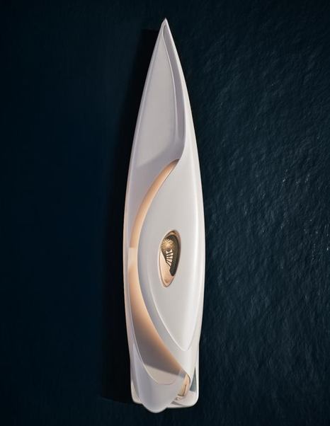 Oceanco superyacht Lily rendering aerial view 