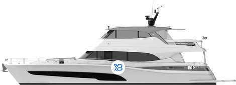 Riviera 78 Motor Yacht Enclosed Bridge Deck