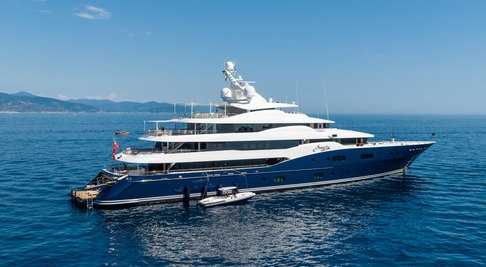 78m Superyacht AMARYLLIS Takes Center Stage as the Biggest Yacht at FLIBS 2024