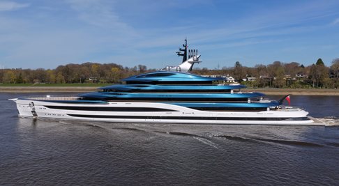 WATCH: 134 Lürssen Superyacht Deep Blue Delivered