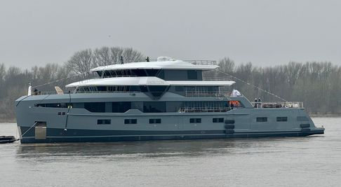 61m Leapher Polar Explorer Yacht Horizon Launched in the Netherlands