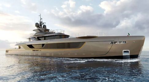 First-Ever Interior Renderings of Admiral S-Force 55 Superyacht RAJA Revealed