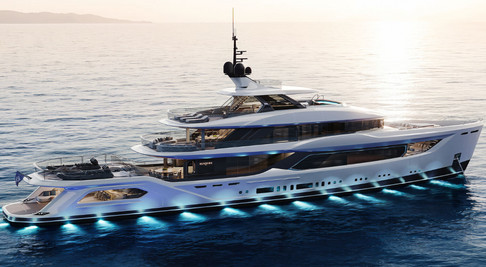 Discover the 52m Gladius Crossover Performance Yacht by Sturge & Toth