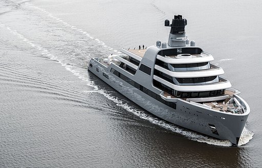 Superyacht SOLARIS on sea trials