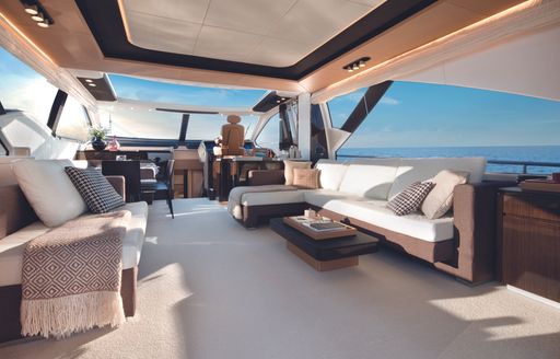 Azimut 77S sports yacht salon