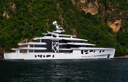 Superyacht ARTEFACT on water