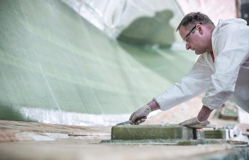 Man at Sunseeker, Yacht Moulding