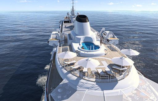 Rendering showing top deck of Project 910